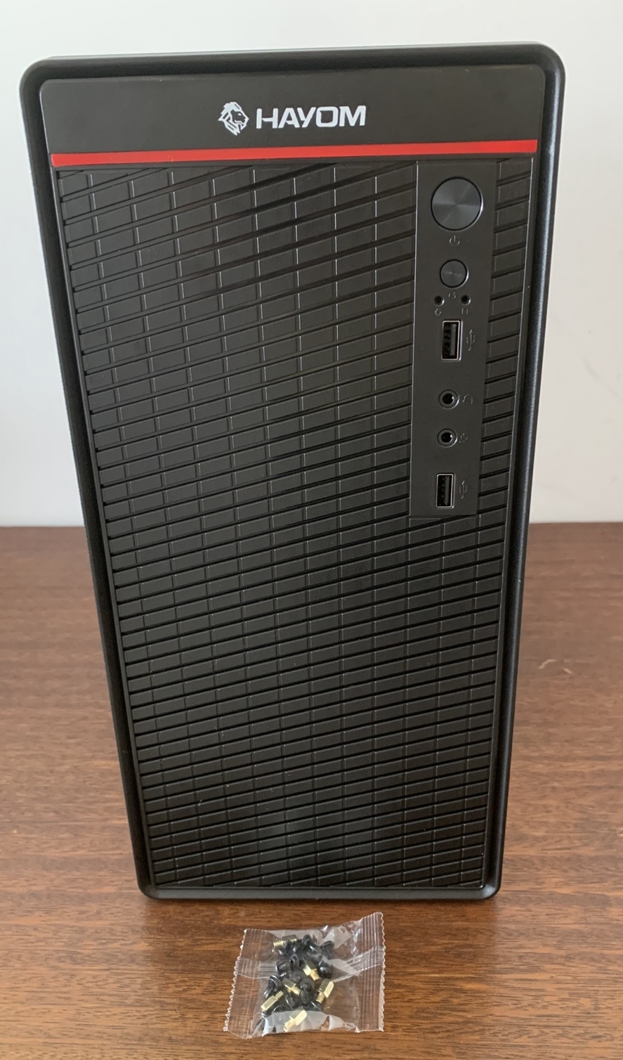 Gabinete PC Torre HAYOM Home Office Desktop Micro ATX — MC